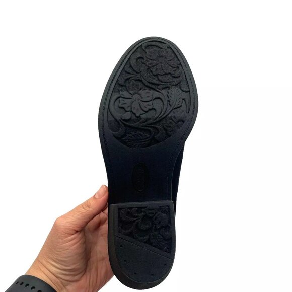 Eurosoft Womens Ankle Bootie Size 8 Solid Black Slip on Flexible Cushioned Shoes - Picture 11 of 14